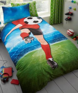 Children's single bedding set FOOTBALL PANEL 137x200