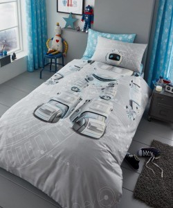 Children's single bedding set ROBOT PANEL 135x200