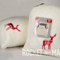 Double Microplush Comforter Set With Deer CREAM 200x200