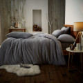 Double Microplush Comforter Set SOFT TEDDY FEEL SILVER 200x200