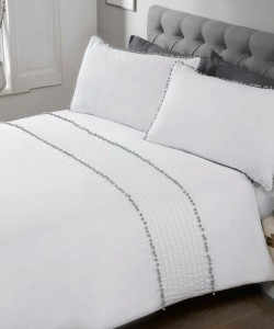 Cotton bedding POM POM WHITE 200x200