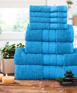 Luxury 8 pcs Towel Bale Set AQUA