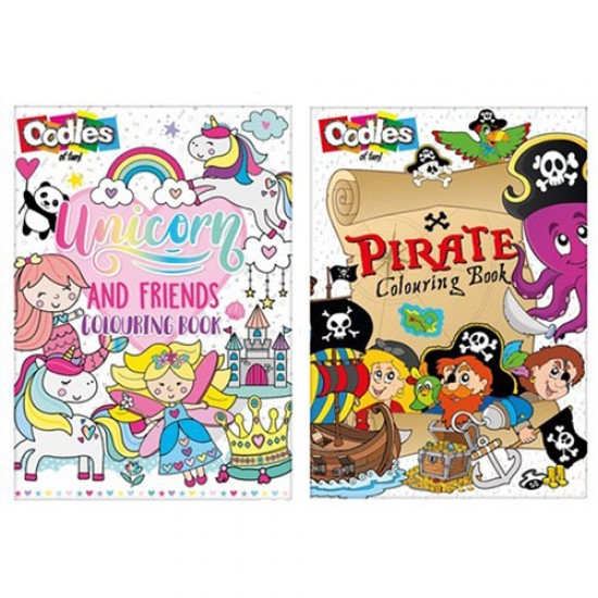 2 Assorted Colouring Books