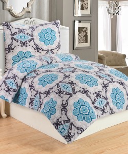 Microplush Comforter Set DONA BLUE 140x200