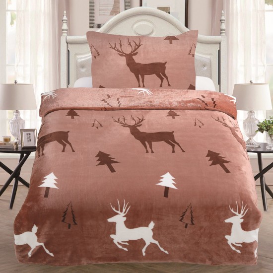Microplush Comforter Set DEER 140x200