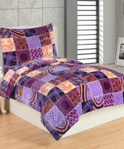 Microplush Comforter Set PATCHWORK 140x200
