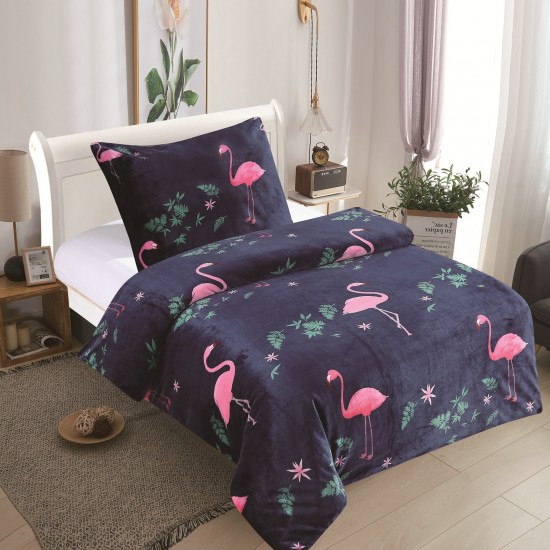 Microplush Comforter Set FLAMINGO 140x200