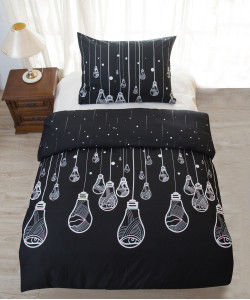 Saten bedding BULB 140x200
