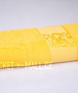Soft bamboo bath towel ANKARA yellow 70x140 