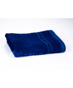 Soft bamboo hand towel ANKARA dark blue 50x100
