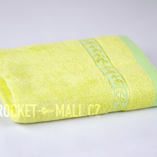 Soft bamboo hand towel ANKARA light green 50x100