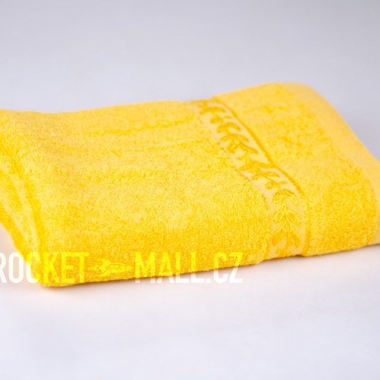 Bambusový ručník ANKARA žlutá 50x100