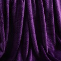 Luxury Throw POPCORN Purple 200x240